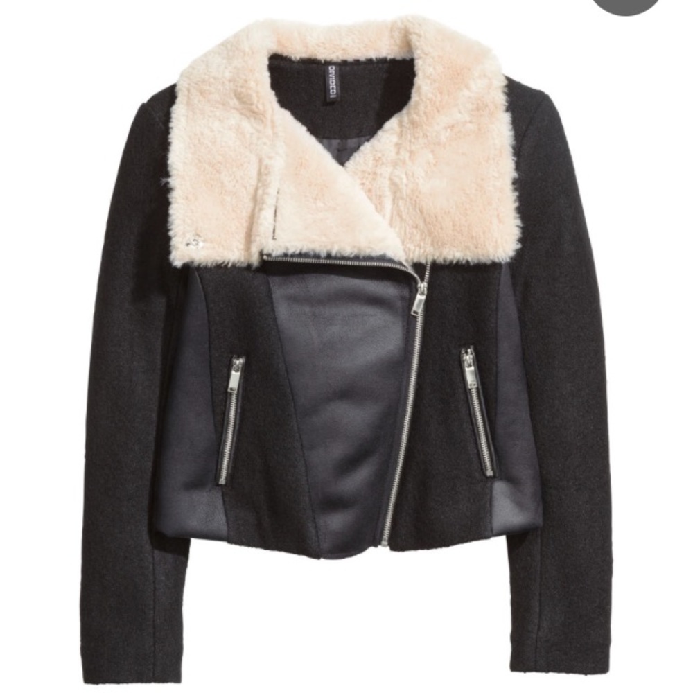 H&M Wool Blend Pilot Jacket